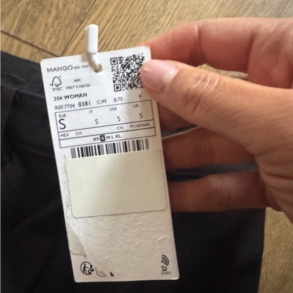 Mango Classic Black Pencil Skirt size S - Picture 6 of 6